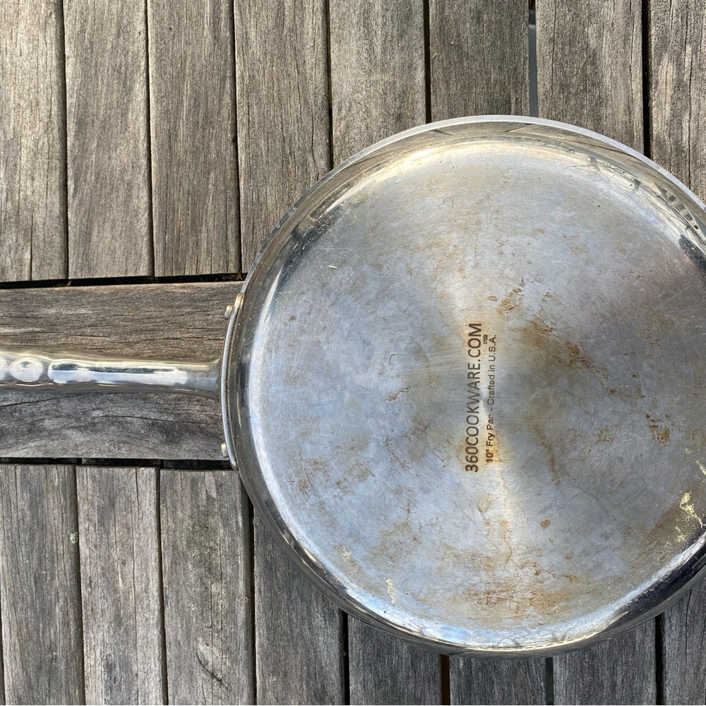 360Cookware Stainless Steel Fry Pan - Silver